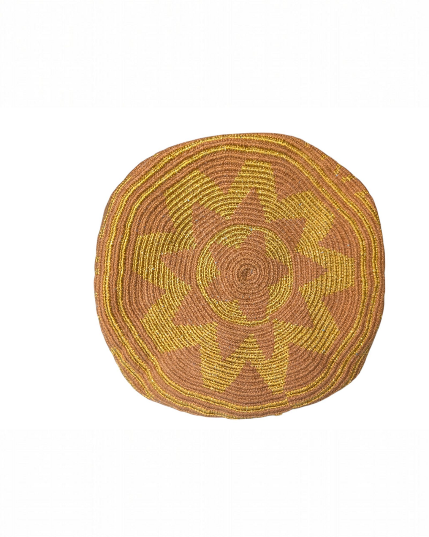 Gold and Silk thread Mochilas