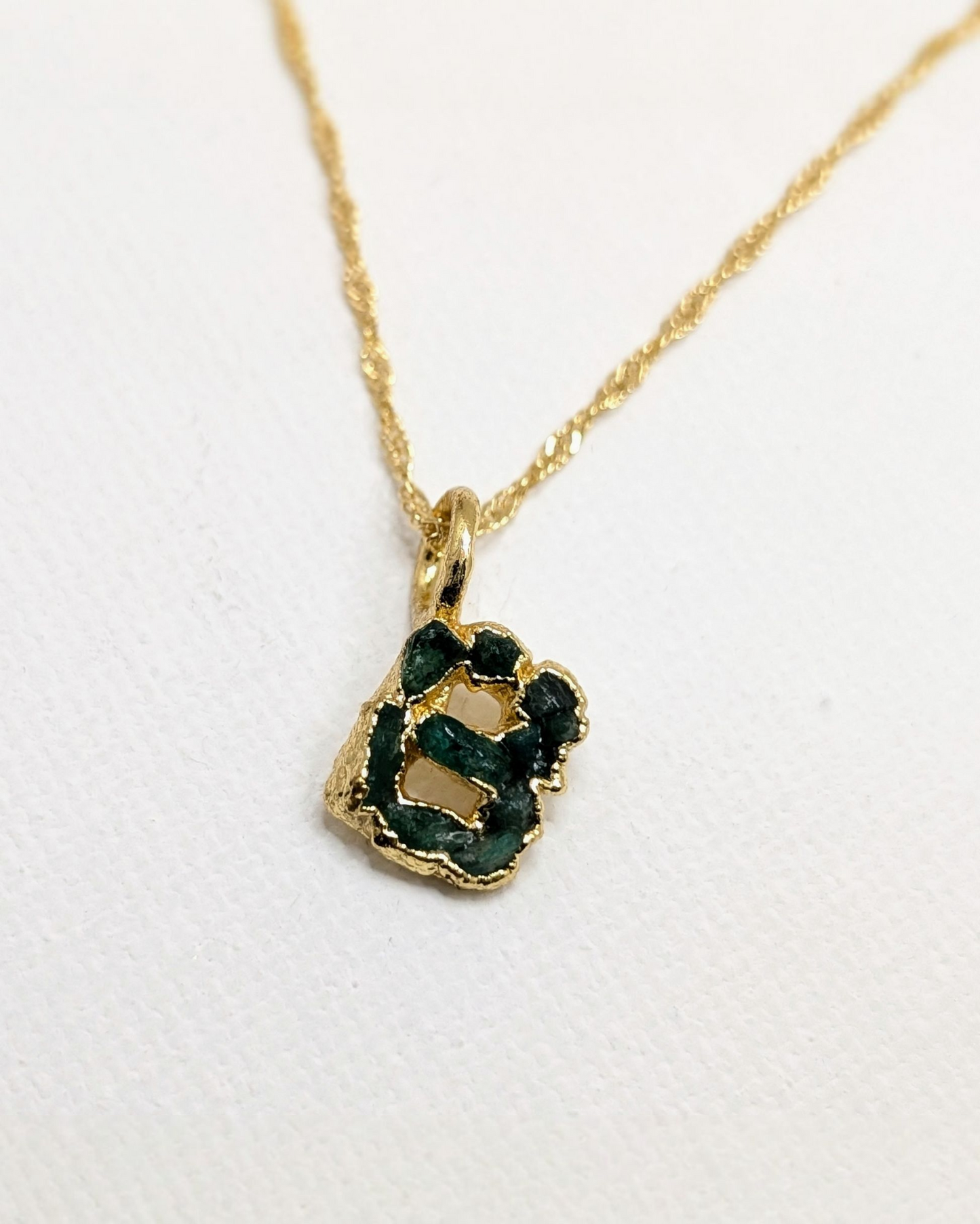 Lettera Rustica Pendant Necklace