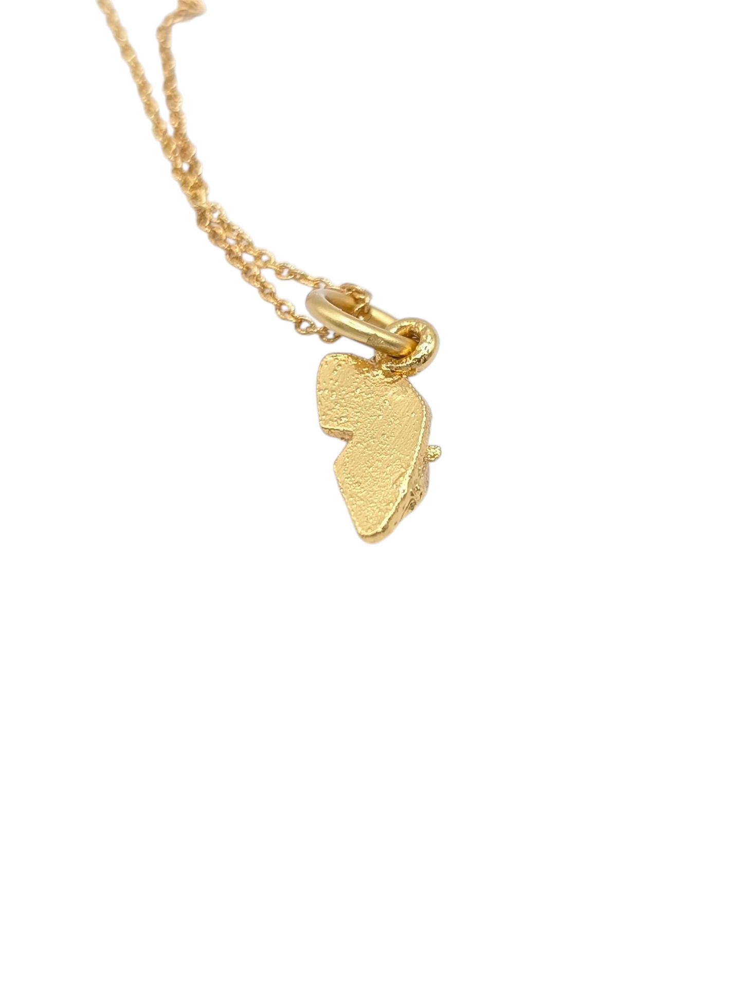 Emerald Mini Butterfly Wing Pendant Necklace