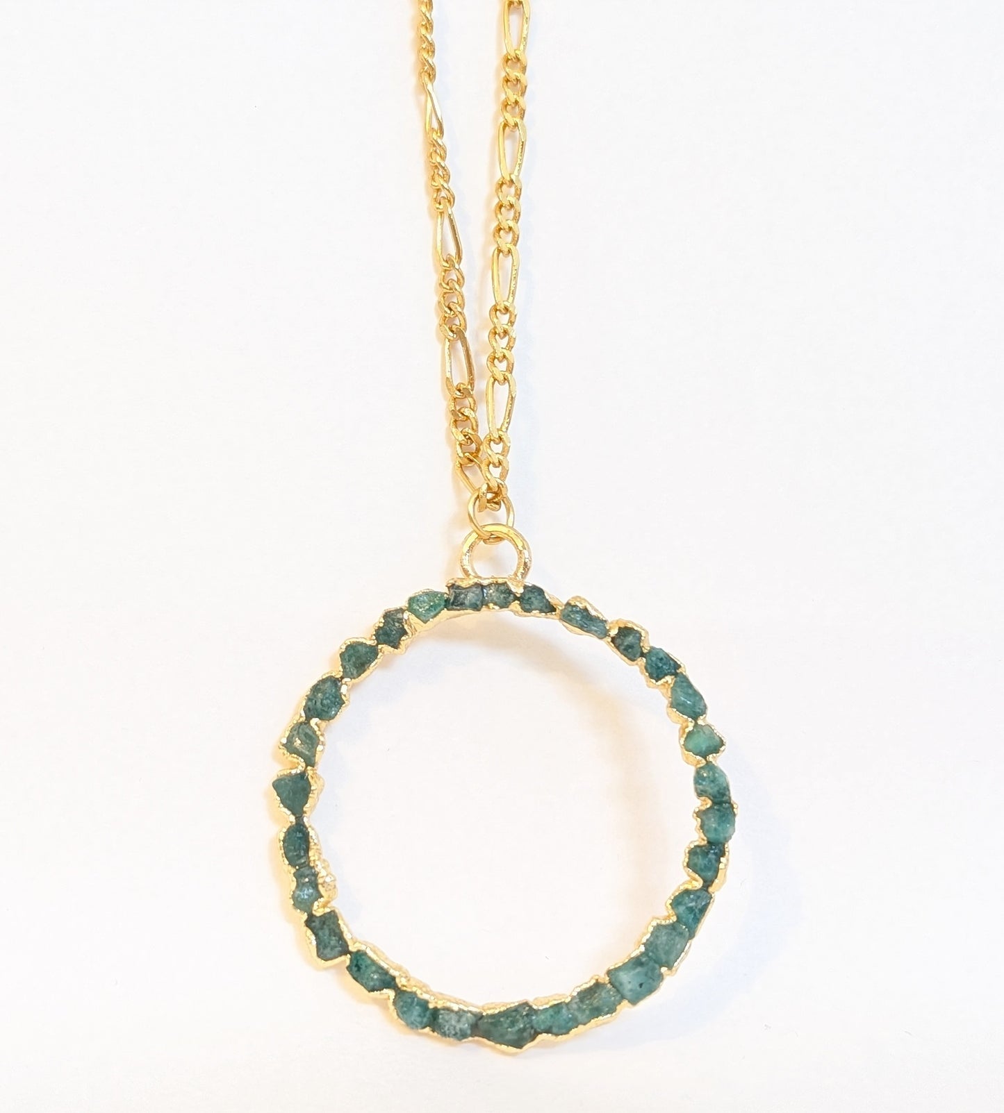 Medium Wreath Pendant Necklace (4cm)