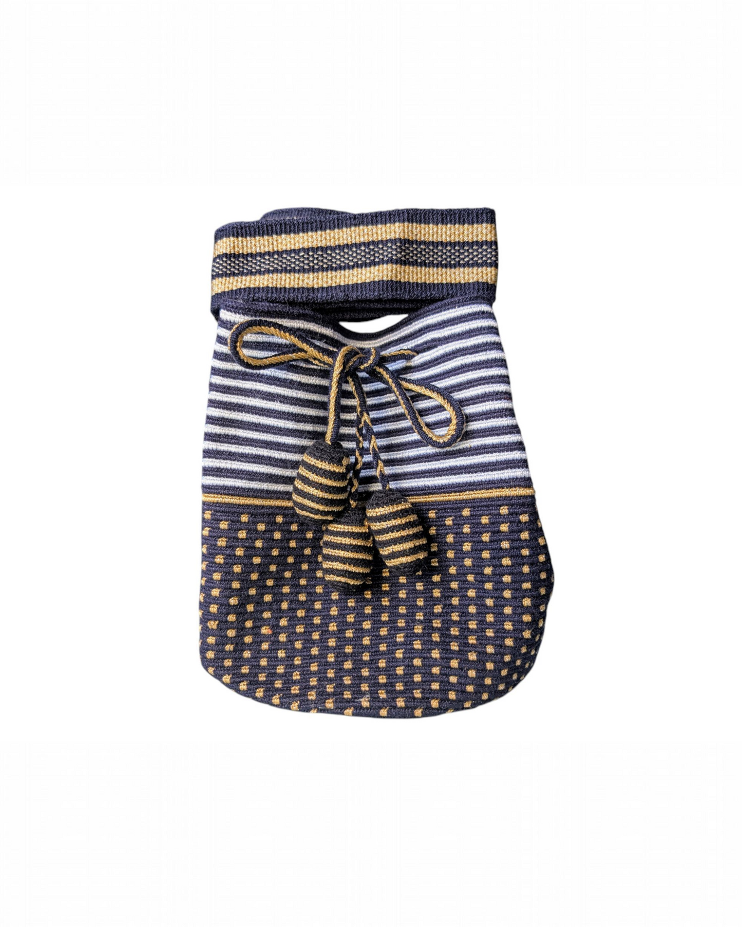 Gold and Silk thread Mochilas