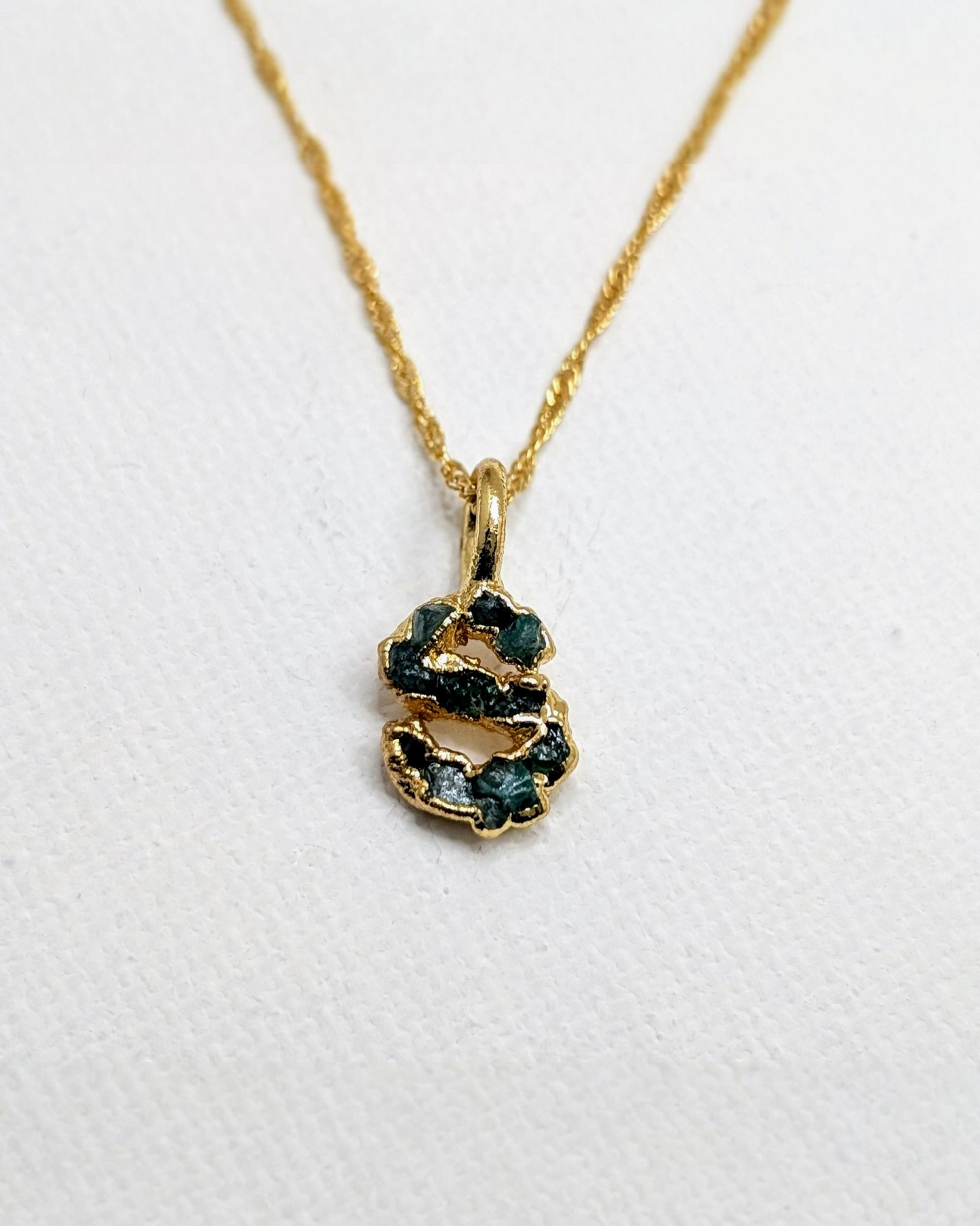 Lettera Rustica Pendant Necklace