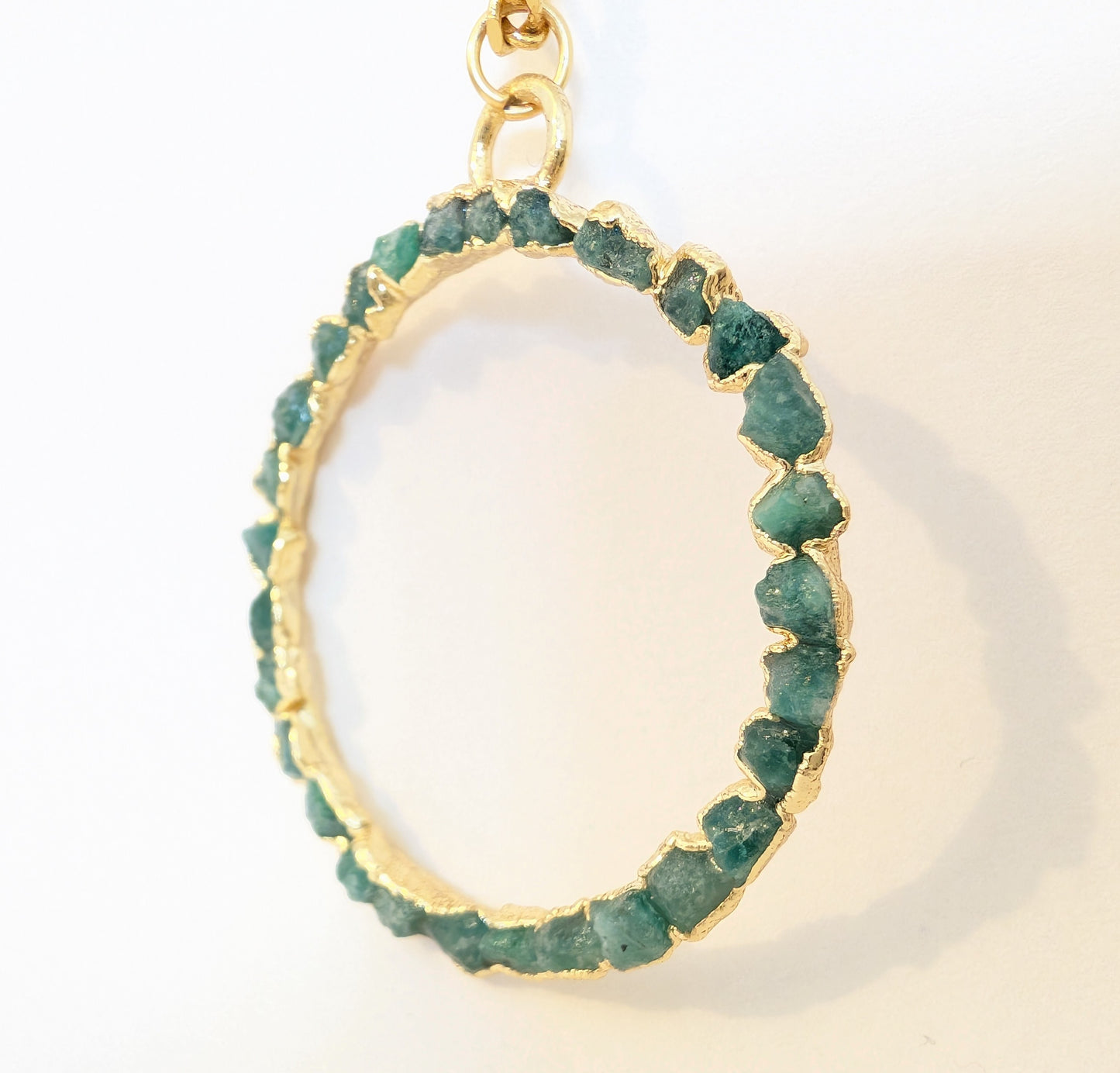Medium Wreath Pendant Necklace (4cm)