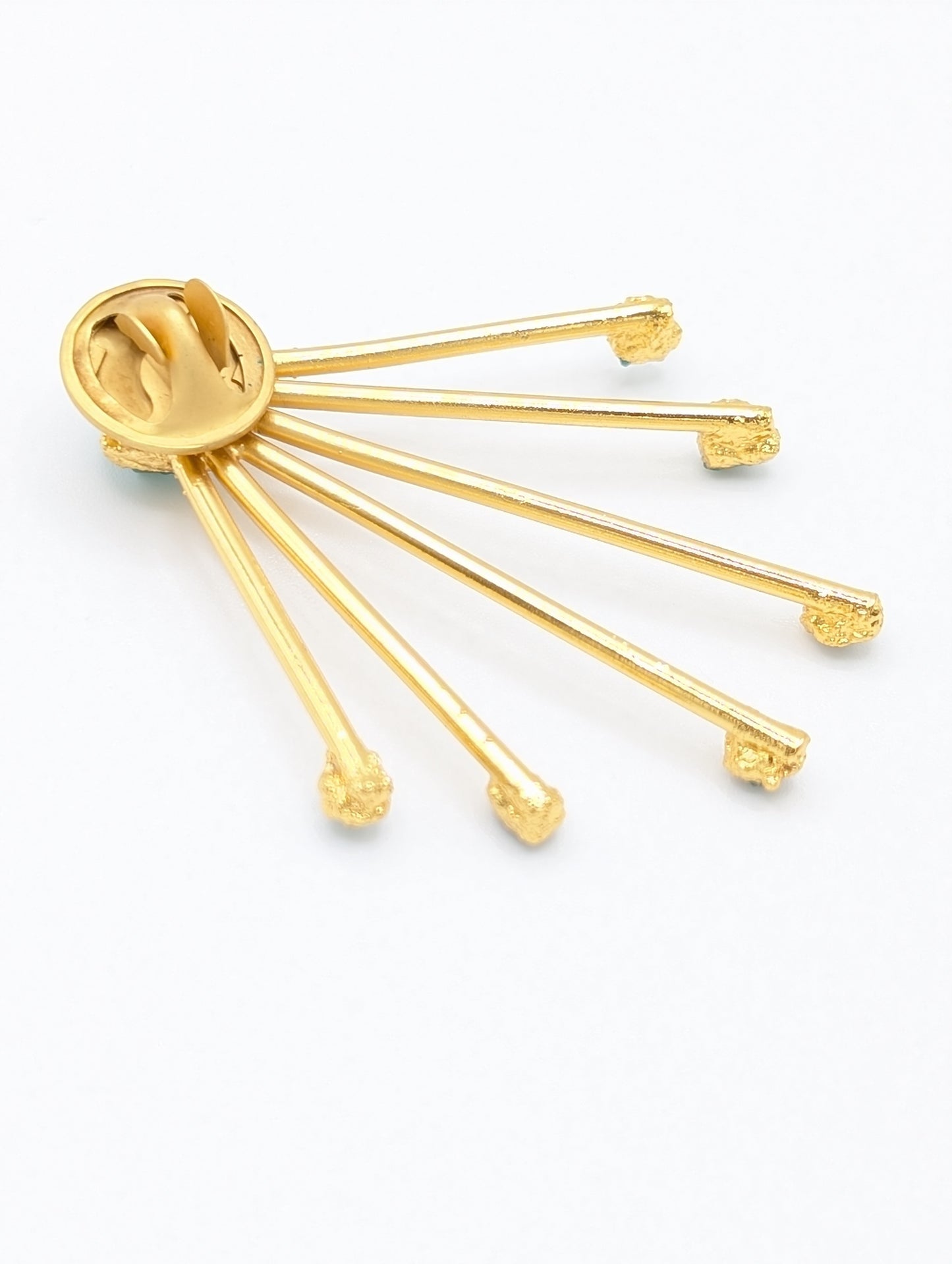 Amia Emeralds Brooch