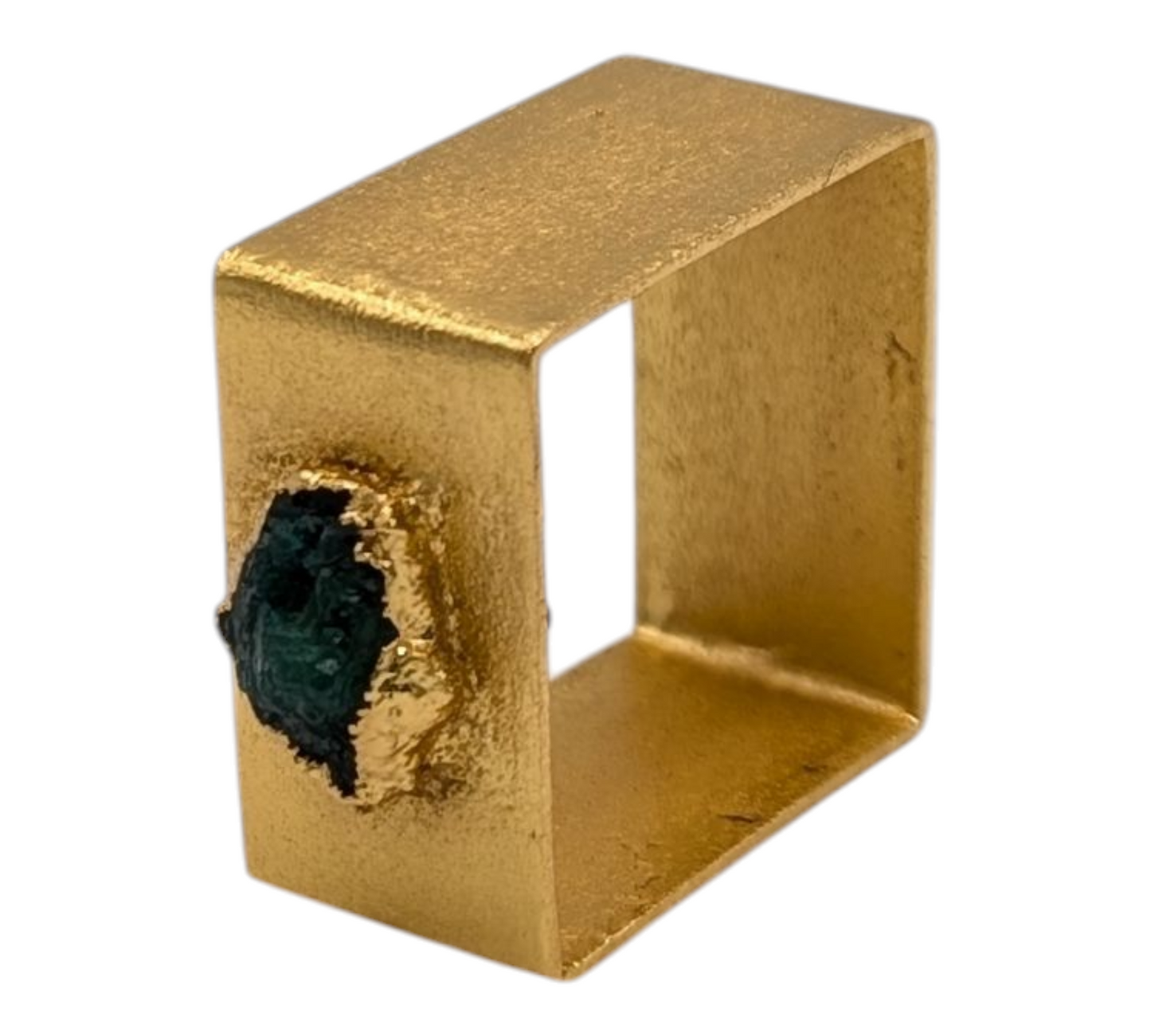 Square Emerald Alma Ring