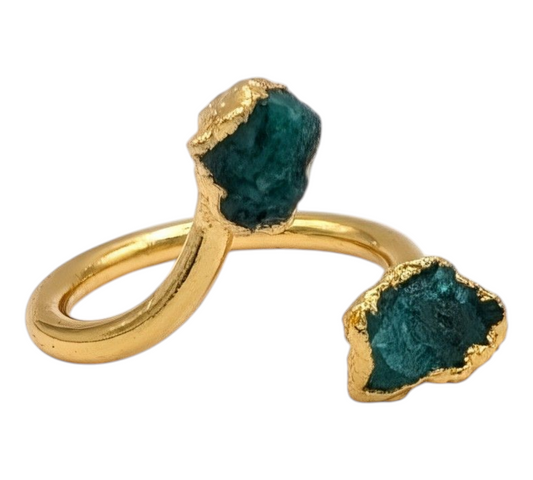 emerald gold ring
