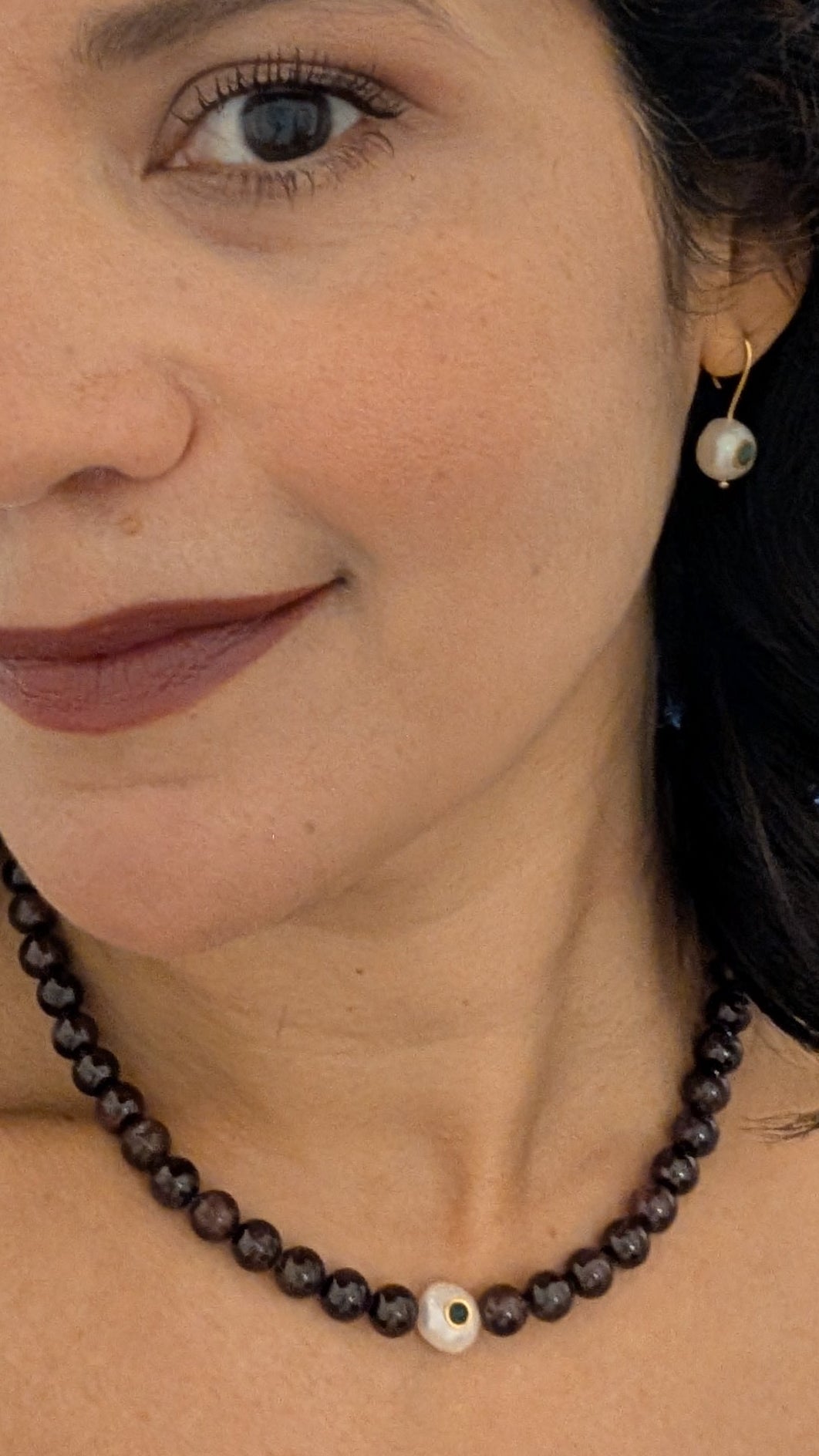 Lucrezia-Garnet Necklace