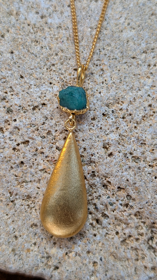 Eleonora Emerald Pendant Necklace