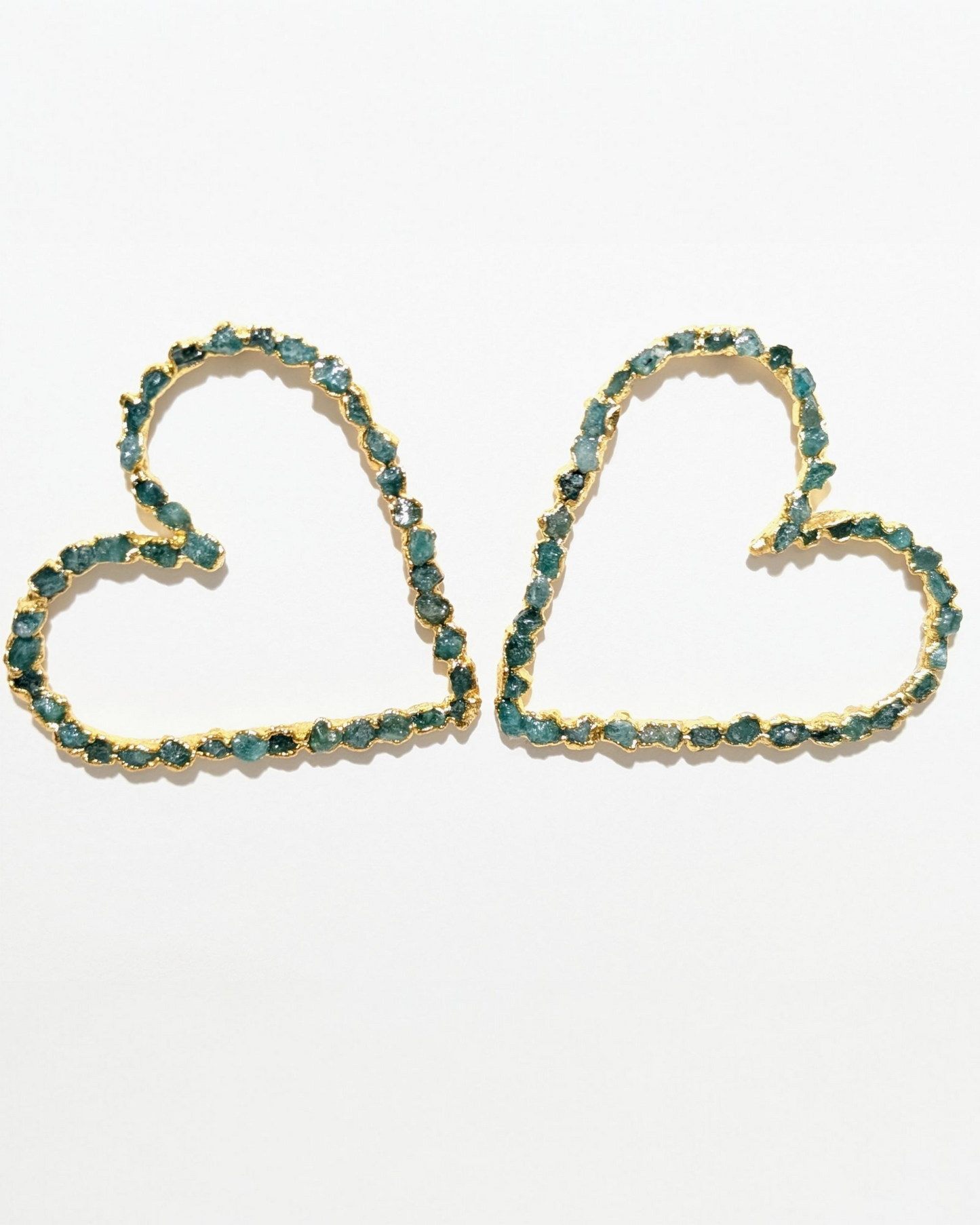 Maxi Heart Hoop Earrings