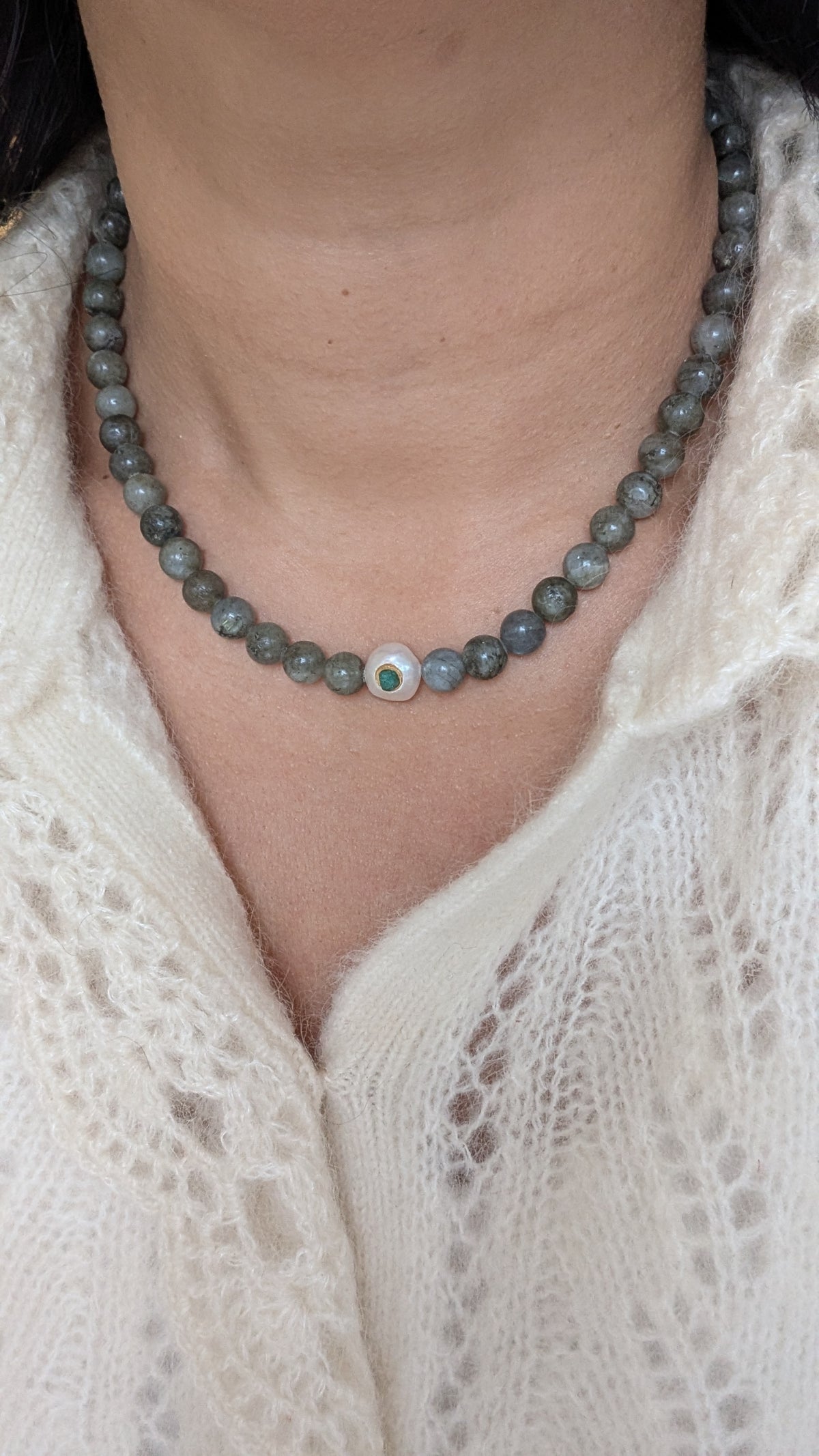 Aurora- Labradorite Necklace